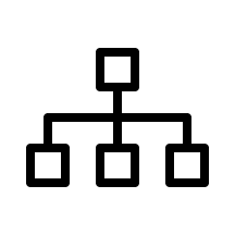 Symbol virtuelles Büro